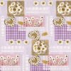 Pink Purple Wipeable Tablecloth