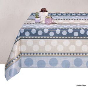 wipe clean tablecloth spotty