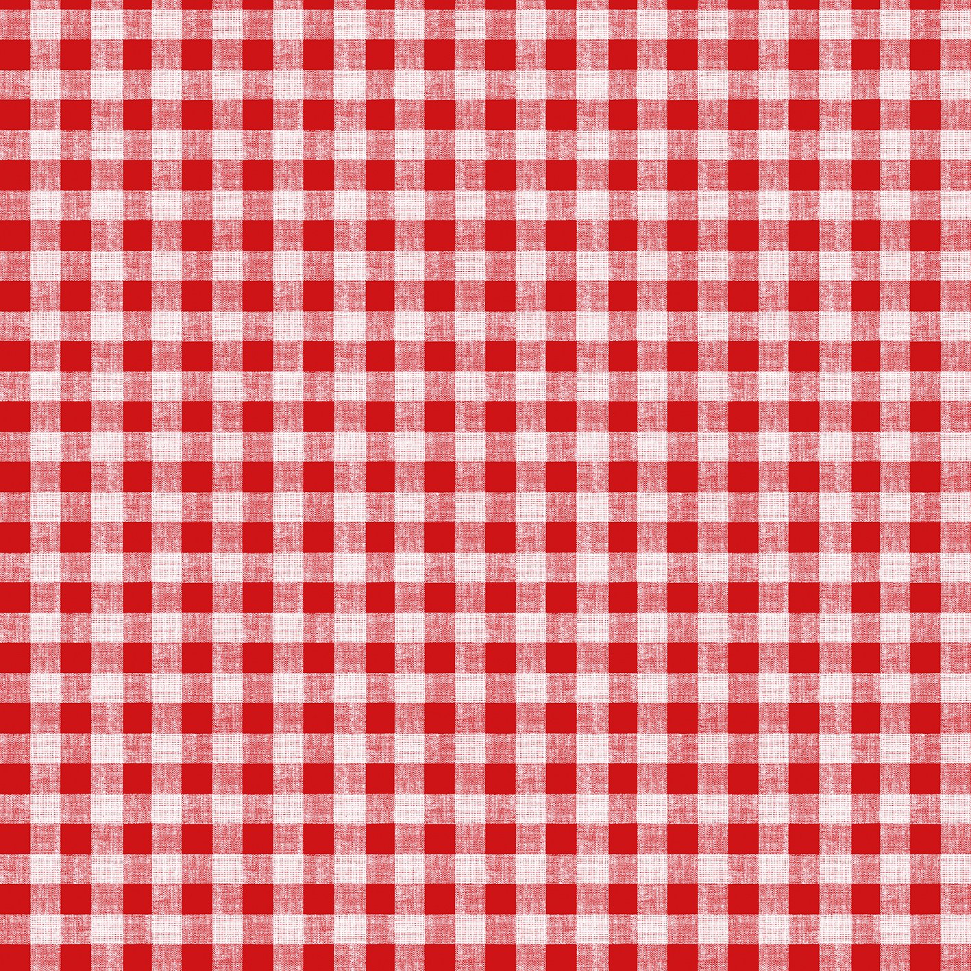 red check wipe clean table cloth