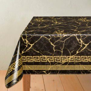 black and gold table protector