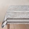 grey black PVC vinyl tablecloth