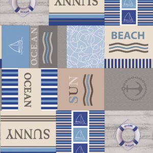 Alternative view of Beach Wipe Clean Tablecloth