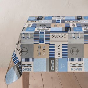 Beach Wipe Clean Tablecloth