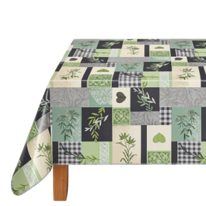 Green Nature Wipe Clean Tablecloth