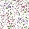Pink Violet Floral Tablecloth